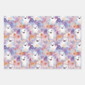 Funky Ghosts Kleurrijke Halloween Inpakpapier Vel (Voorkant 2)