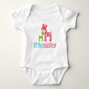 Funky Giraffe Little Sister shirt