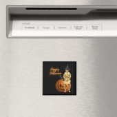 Funky  Girl Witch Halloween Magneet (Insitu (Vaatwasser))