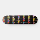 Funky Gitaren Patroon  Persoonlijk Skateboard (Horizontaal)