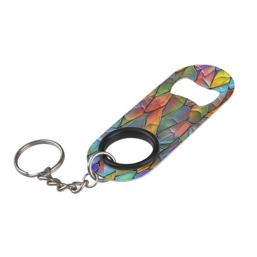 Funky Glas in lood Magic Mini Flessenopener (Voorkant Gekanteld)