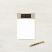 Funky Gold Glitter Sparkles Beautique Post-it® Notes (Op bureau)
