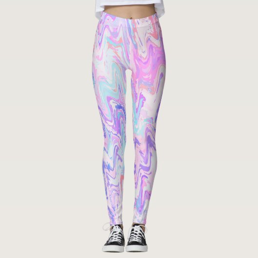 Funky golven leggings (Voorkant)