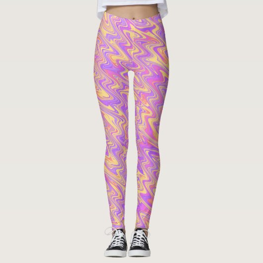 Funky Golven Leggings (Voorkant)