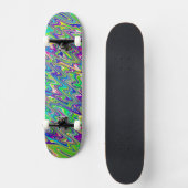 Funky golven persoonlijk skateboard (Voorkant)