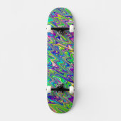 Funky golven persoonlijk skateboard (Voorkant)