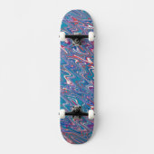 Funky golven  persoonlijk skateboard (Voorkant)