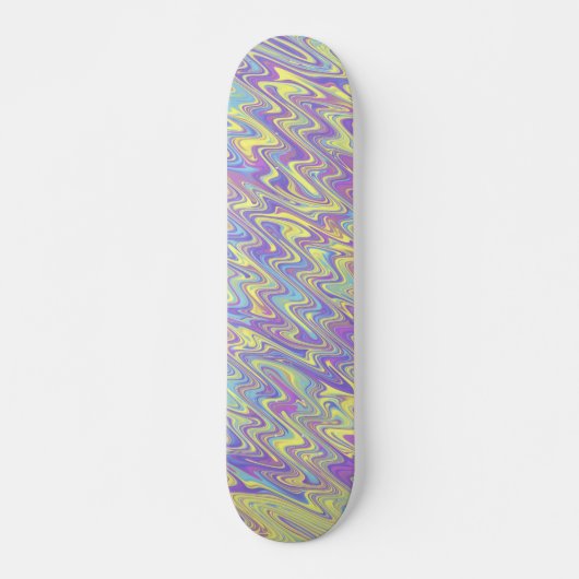 Funky golven persoonlijk skateboard (Voorkant)