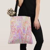 Funky golven tote bag (Dichtbij)
