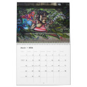 Funky Graffitis in Wenen Oostenrijk 2025 Kalender (Mar 2026)