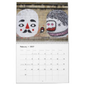 Funky Graffitis in Wenen Oostenrijk 2025 Kalender (Feb 2027)