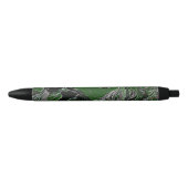 Funky Green Army Camo Zwarte Inkt Pen (Voorkant)