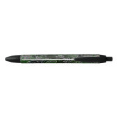 Funky Green Army Camo Zwarte Inkt Pen (Achterkant)