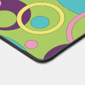 Funky Green Circles Bureaumat (Hoek)