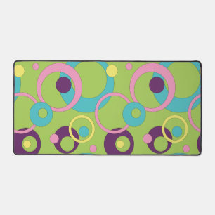Funky Green Circles Bureaumat