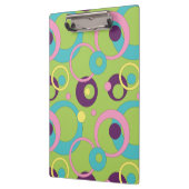 Funky Green Circles Klembord (Links)