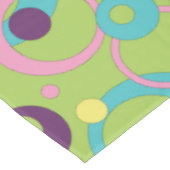 Funky Green Circles Tablecloth Tafelkleed (Gekanteld)