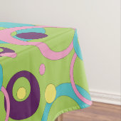 Funky Green Circles Tablecloth Tafelkleed (Voorbeeld)