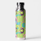 Funky Green Circles Waterfles (Rechts)