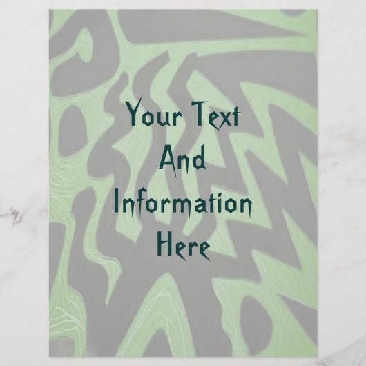 Funky Green Flyer (Voorkant)