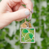 Funky green grappen sleutelhanger (Hand)