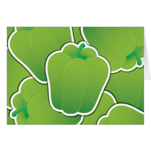 Funky green pepper (Voorkant Horizontaal)