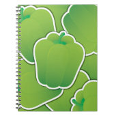 Funky green pepper notitieboek (Voorkant)