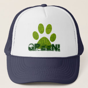 Funky Green Pet! Trucker Pet