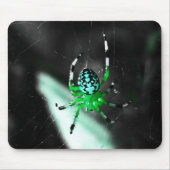 Funky Green Spider Muismat (Voorkant)