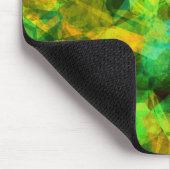 Funky Greens Modern Abstract Ontwerp Muismat (Hoek)