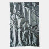 Funky Grey Faux Rimpelpatroon 4Amie Theedoek (Verticaal)