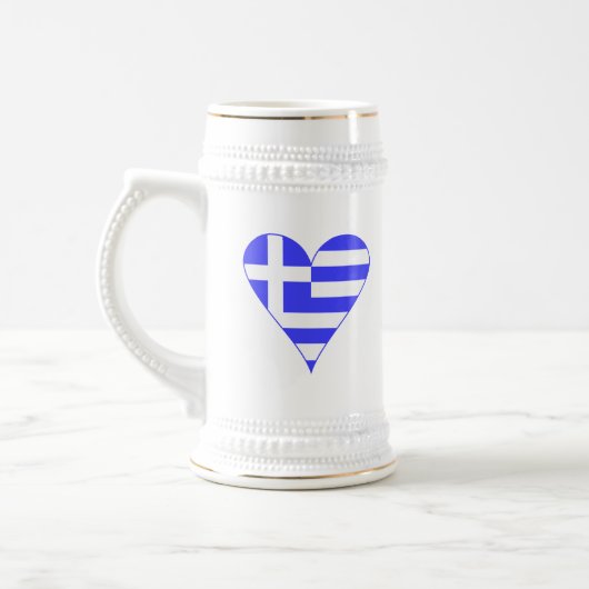 Funky Griekse Vlag Hart Bierpul (Links)