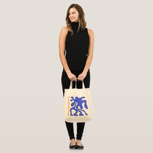 Funky Grocery Tas! Tote Bag (Voorkant (model))