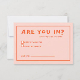 Funky Groen Roze Rood Funky RSVP