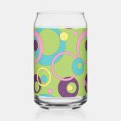 Funky Groene Cirkels Blikvorm Glas (Links)