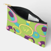 Funky Groene Cirkels Etui (Open)