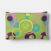 Funky Groene Cirkels Etui (Voorkant)