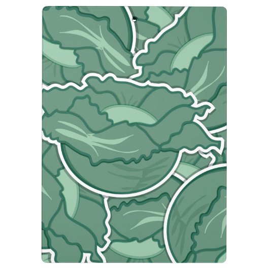 Funky groene kool klembord (Achterkant)
