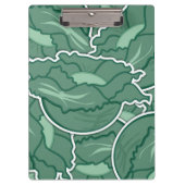 Funky groene kool klembord (Voorkant)