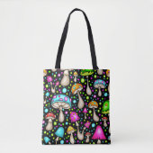 Funky Groovy Mushroom Tote Bag (Voorkant)