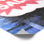 Funky Grunge Sale Burst Gritty and Playful Design Poster (Hoek)