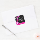 Funky Grunge Sweet 16 Party Sticker (Envelop)