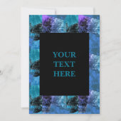 Funky Halftone Zine Style Grunge Invitation Kaart (Voorkant)