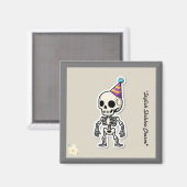 "Funky Halloween karakter" Magneet (Voorkant / Achterkant)