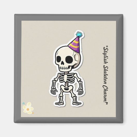 "Funky Halloween karakter" Magneet (Voorkant)