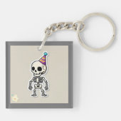 "Funky Halloween Vibes" Sleutelhanger (Achterkant)