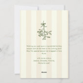 Funky Hand Drawn Scribble Retro Christmas Feestdagenkaart (Achterkant)