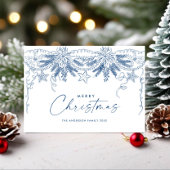 Funky Hand Drawn Scribble Retro Kerstmis Feestdagenkaart