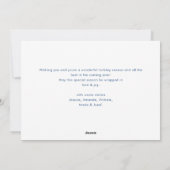 Funky Hand Drawn Scribble Retro Kerstmis Feestdagenkaart (Achterkant)