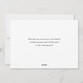 Funky Hand Drawn Whimsical Christmas Feestdagenkaart (Achterkant)